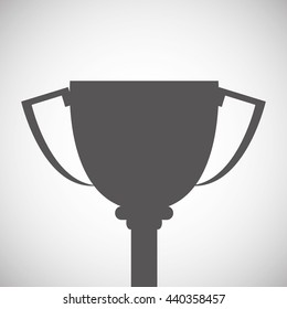 Winner design. Success icon. Flat illustration, vector graphic