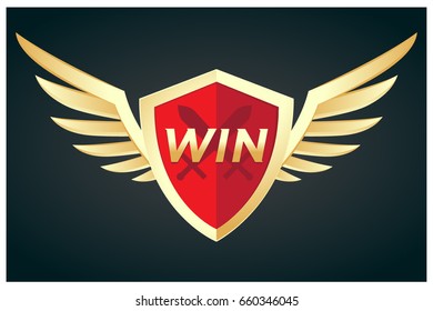 The Winner Emblem. Golden Emblem