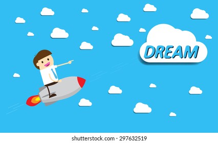 winner. finish. win. flat design. track. Success. goal. Target. rocket. Bulb Ideas. Business and finance vision concept. Business Goals. dream. vector