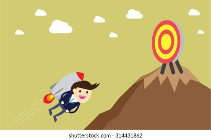 winner. finish. win. flat design. track. Success. goal. Target. rocket. Bulb Ideas. finance vision concept. Business Goals. dream. vector. infographics. number one. mountain. Businessman. air fly sky