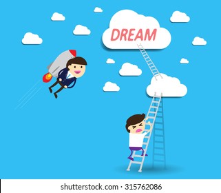 winner. finish. win. flat design. track. Success. Target. rocket. Bulb Ideas. finance vision concept. Business Goal. dream. vector. infographics. number one. Businessman. air fly sky. Shortcuts, lost.