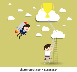 winner. finish. win. flat design. track. Success. Target. rocket. Bulb Ideas. finance vision concept. Business Goal. dream. vector. infographics. number one. Businessman. air fly sky. Shortcuts, lost.