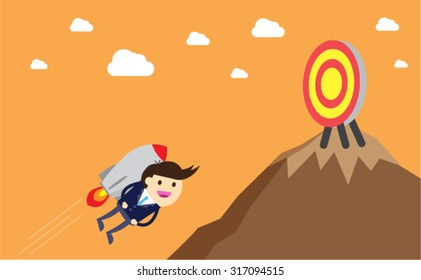 winner. finish. win. flat design. track. Success. goal. Target. rocket. Bulb Ideas. finance vision concept. Business Goals. dream. vector. infographics. number one. mountain. Businessman. air fly sky