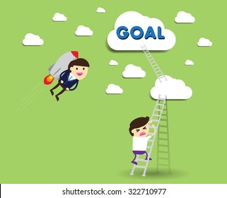 winner. finish. win. flat design. track. Success. Target. rocket. Bulb Ideas. finance vision concept. Business Goal. dream. vector. infographics. Businessman. air fly sky. Shortcuts, lost.