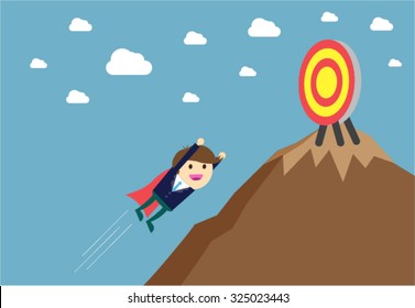 winner. finish. win. flat design. track. Success. goal. Target. rocket. Bulb Ideas. finance vision concept. Business Goals. dream. vector. infographics. number one. mountain. Businessman. air fly sky