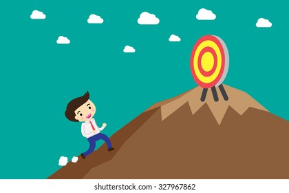 winner. finish. win. flat design. track. Success. goal. Target. Bulb Ideas. Business and finance vision concept. Business Goals. dream. vector. infographics. lose. mountain