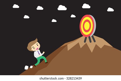 winner. finish. win. flat design. track. Success. goal. Target. Bulb Ideas. Business and finance vision concept. Business Goals. dream. vector. infographics. lose. mountain