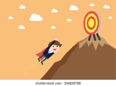 winner. finish. win. flat design. track. Success. goal. Target. rocket. Bulb Ideas. finance vision concept. Business Goals. dream. vector. infographics. number one. mountain. Businessman. air fly