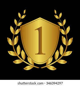 Winner. First place. winner reward