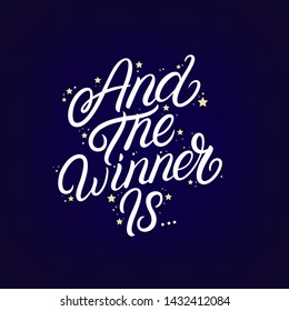 22,756 We have a winner Images, Stock Photos & Vectors | Shutterstock