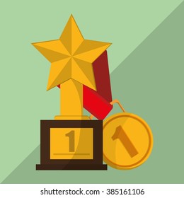 winner icon design 