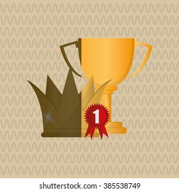 winner icon design 
