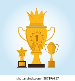 winner icon design 