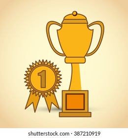 winner icon design 
