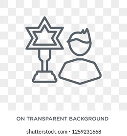 Winner icon. Winner design concept from  collection. Simple element vector illustration on transparent background.