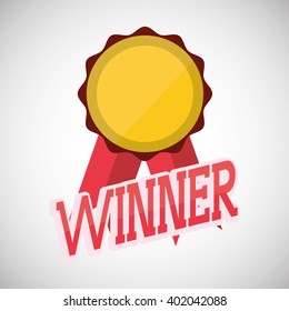 Winner icon design , vector illustration