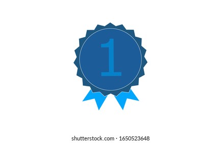 Winner icon on white background vector image