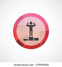 winner icon, on white background