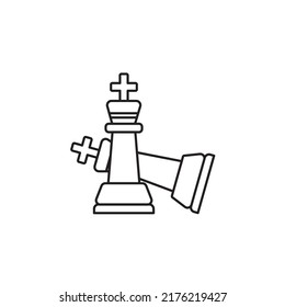 winner icon outline style design. winner icon vector illustration. isolated on white background.