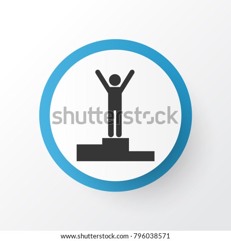 Winner icon symbol. Premium quality isolated champion element in trendy style.