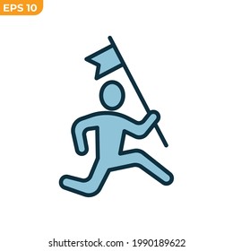 winner icon symbol template for graphic and web design collection logo vector illustration