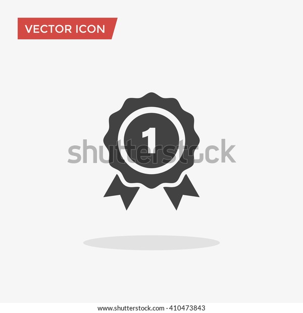 Winner Icon in trendy flat style
isolated on grey background. Victory symbol for your web site
design, logo, app, UI. Vector illustration,
EPS10.