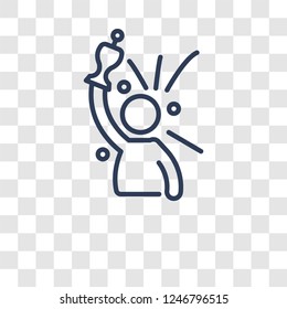 Winner icon. Trendy Winner logo concept on transparent background from Startup Strategy and Success collection