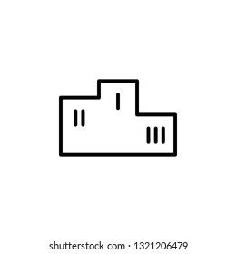 Winner Icon Vector Illustration in Line Style for Any Purpose