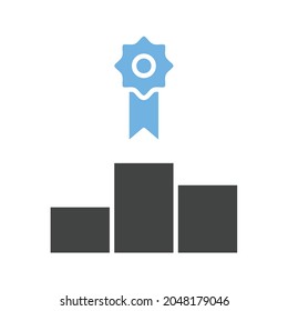 Winner icon vector image. Can also be used for Physical Fitness. Suitable for mobile apps, web apps and print media.