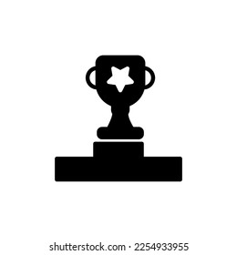 Winner icon in vector. Logotype