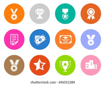 Winner Icons Stock Vector (Royalty Free) 637188442