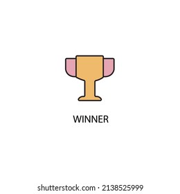 winner icons  symbol vector elements for infographic web