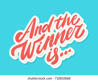 And the winner is... Lettering.