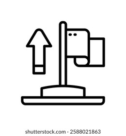 winner line icon. vector icon for your website, mobile, presentation, and logo design.