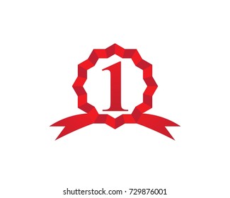 winner logo icon template