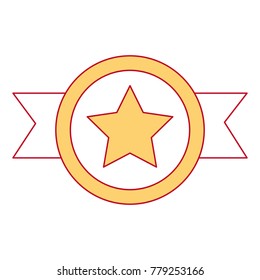 winner medal with star