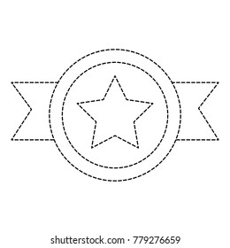 winner medal with star