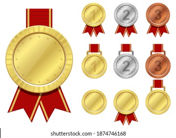 Winner medal vector design illustration isolated on white background