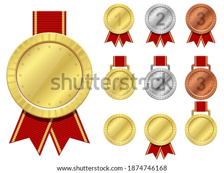 Winner medal vector design illustration isolated on white background
