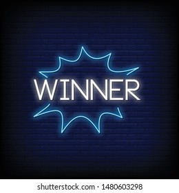 winner neon signs. modern winner neon signs