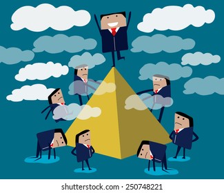 The winner on top - where there is a will, there is a way 