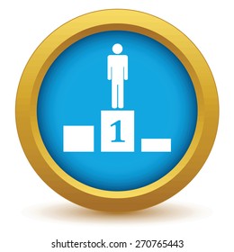 Winner pedestal icon