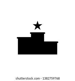 Winner Podium Icon Vector Illustration - Vector