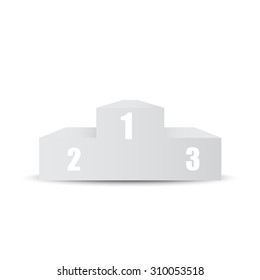 The winner podium vector illustration
