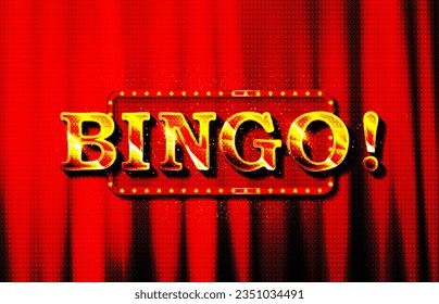 Winner poster with lottery balls with numbers, confetti and golden bingo. Realistic lotto game big win background. Gambling vector concept. Illustration of winner lottery, game gambling
