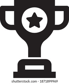 aislamiento vectorial de icono del premio ganador
