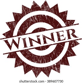 Winner rubber grunge texture seal