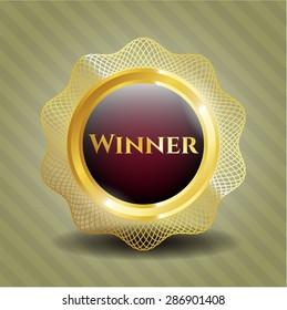 Winner shiny badge