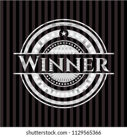 Winner silvery emblem