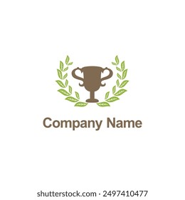Winner trophy company logo design